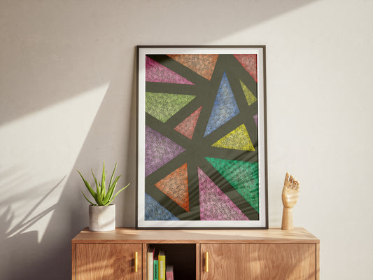 Geometric Doodle Art Print